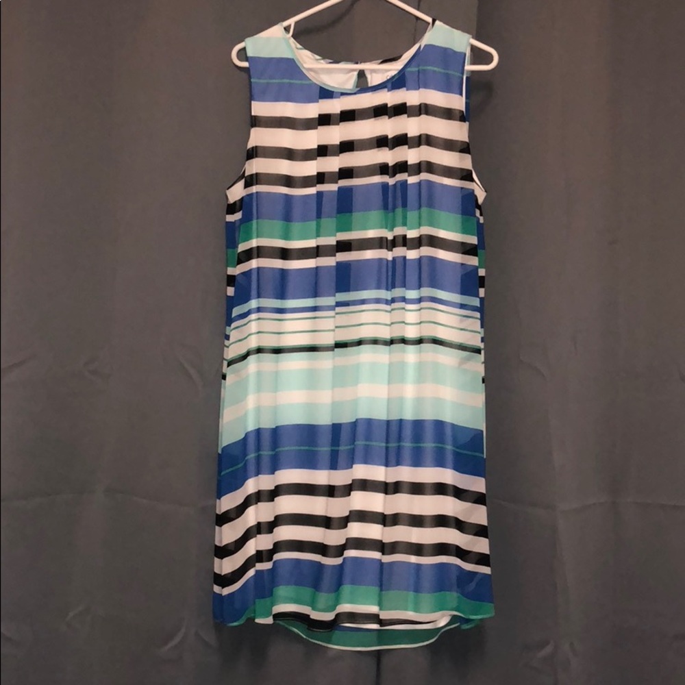 Calvin Klein Stripped Swing Dress
